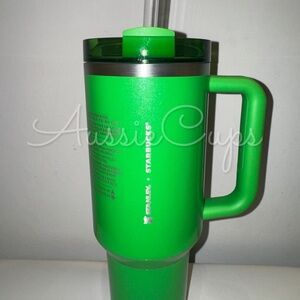 Starbucks x Stanley SXS Green 40 oz Quencher Tumbler, no box or original straw